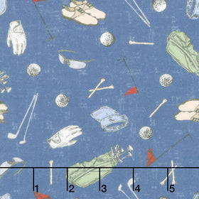 Tee Time! - Golf Gear Dark Denim Yardage