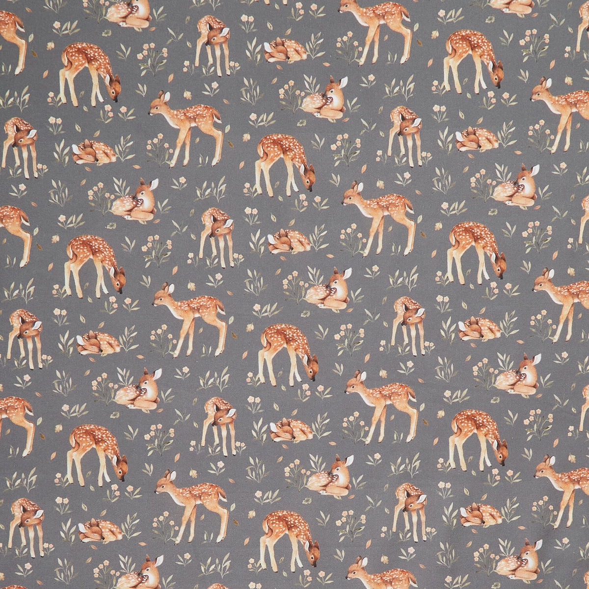 Count On Me - Oh Deer Pewter Yardage
