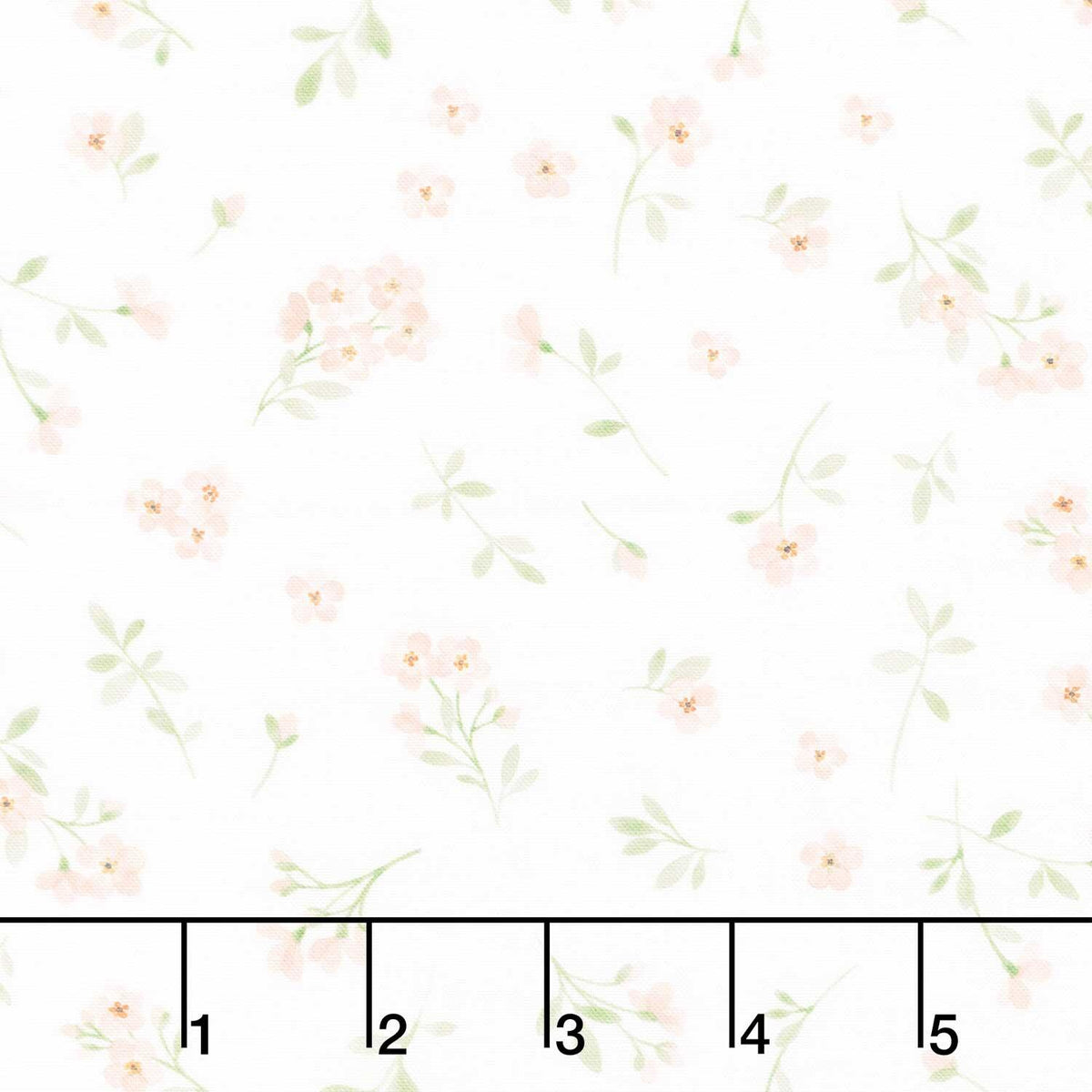 ABC's of Love - Petal Perfection White Yardage