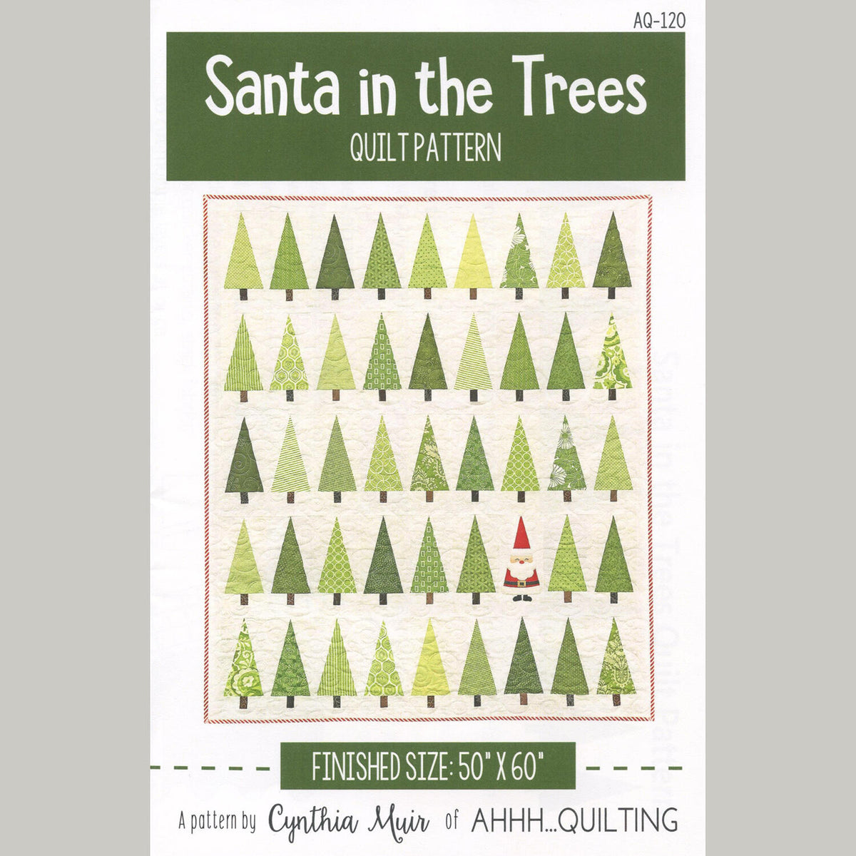Santa in the Trees Quilt Pattern