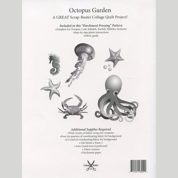 Octopus Garden Parchment Pressing Collage Pattern