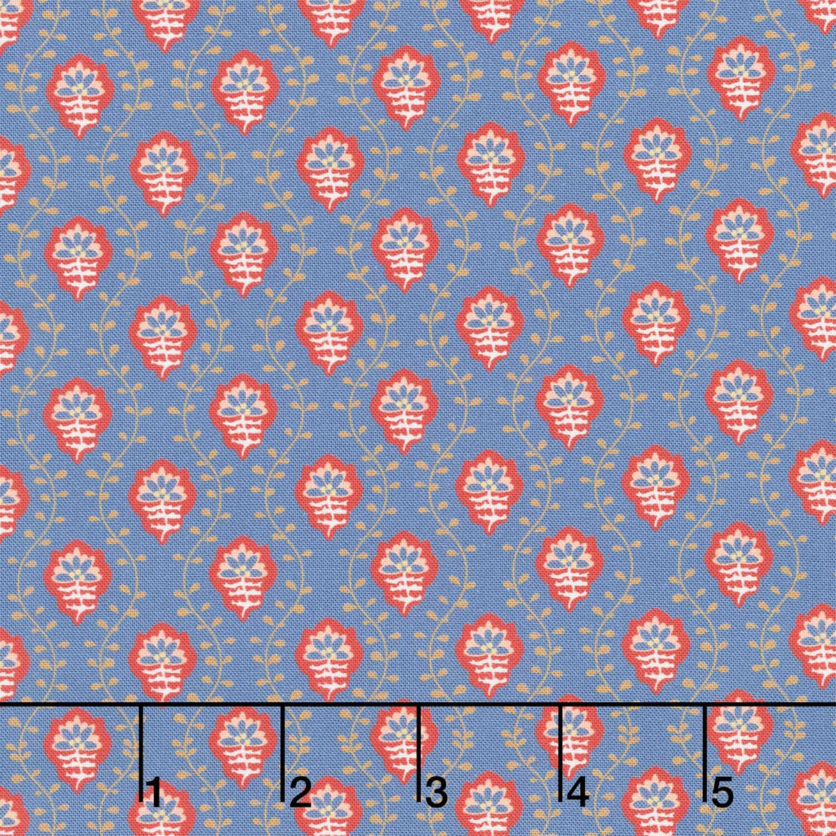 Petit Rouge - Sault Blue Yardage