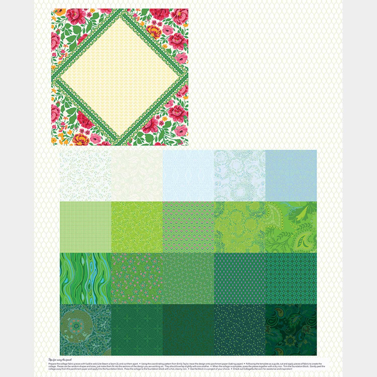 Garden Party - Peas Please Multi Panel