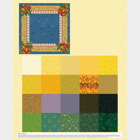 Garden Party - Sunflower Multi Panel