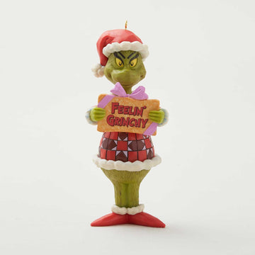 Jim Shore Dr. Seuss Feelin' Grinchy Grinch Ornament