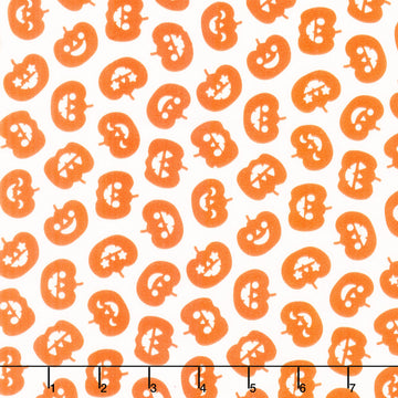 Sweet Treats - Pumpkins Glow in the Dark Orange Yardage