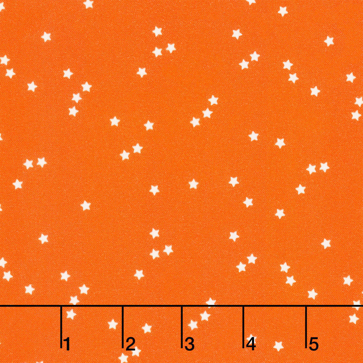 Sweet Treats - Stars Glow in the Dark Orange Glow in the Dark Yardage