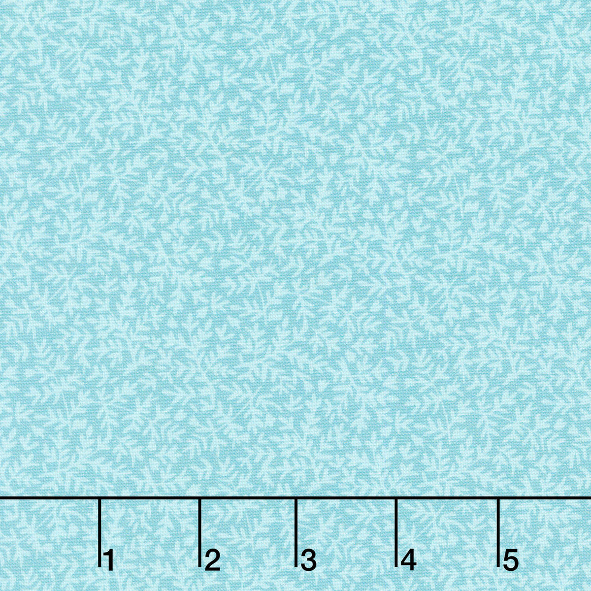 Floral Romance - Fronds Teal Yardage