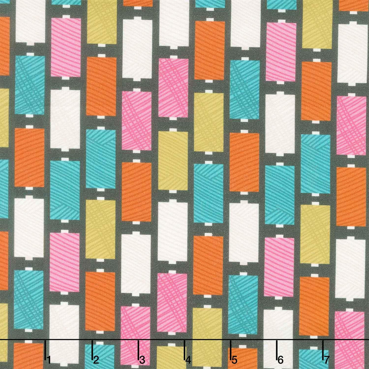 Bits and Bobs - Spools Black Yardage