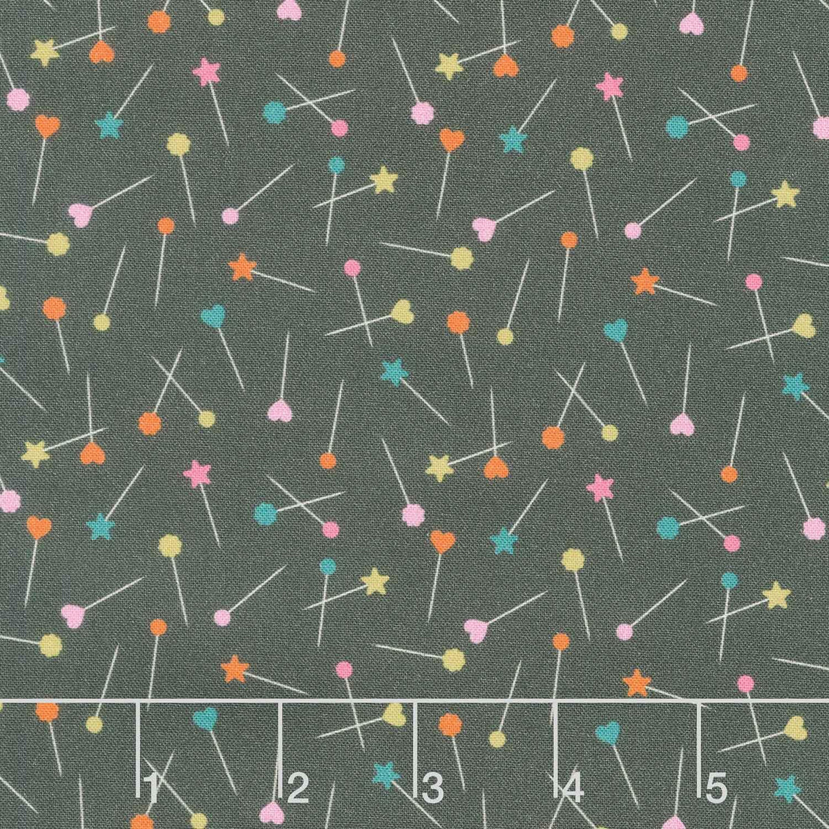Bits and Bobs - Pins Black Yardage