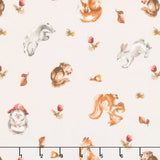Story Book - Animals Cream Yardage