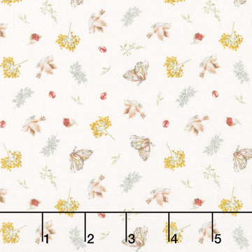 Story Book - Birds Cream Yardage