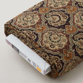 Double Faced Pre-Quilted Cotton - Medallion Chocolate 8 Yard Bolt