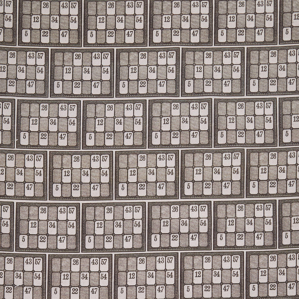Eclectic Elements - Palette Numbers Charcoal Yardage