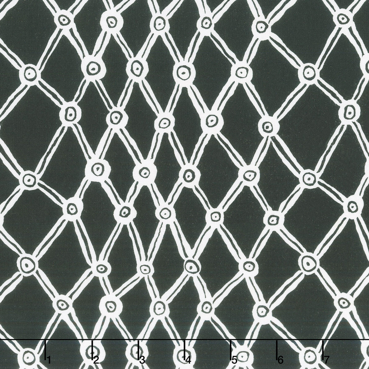 Kaffe Fassett Collective - February 2026 Nets Black-White Yardage