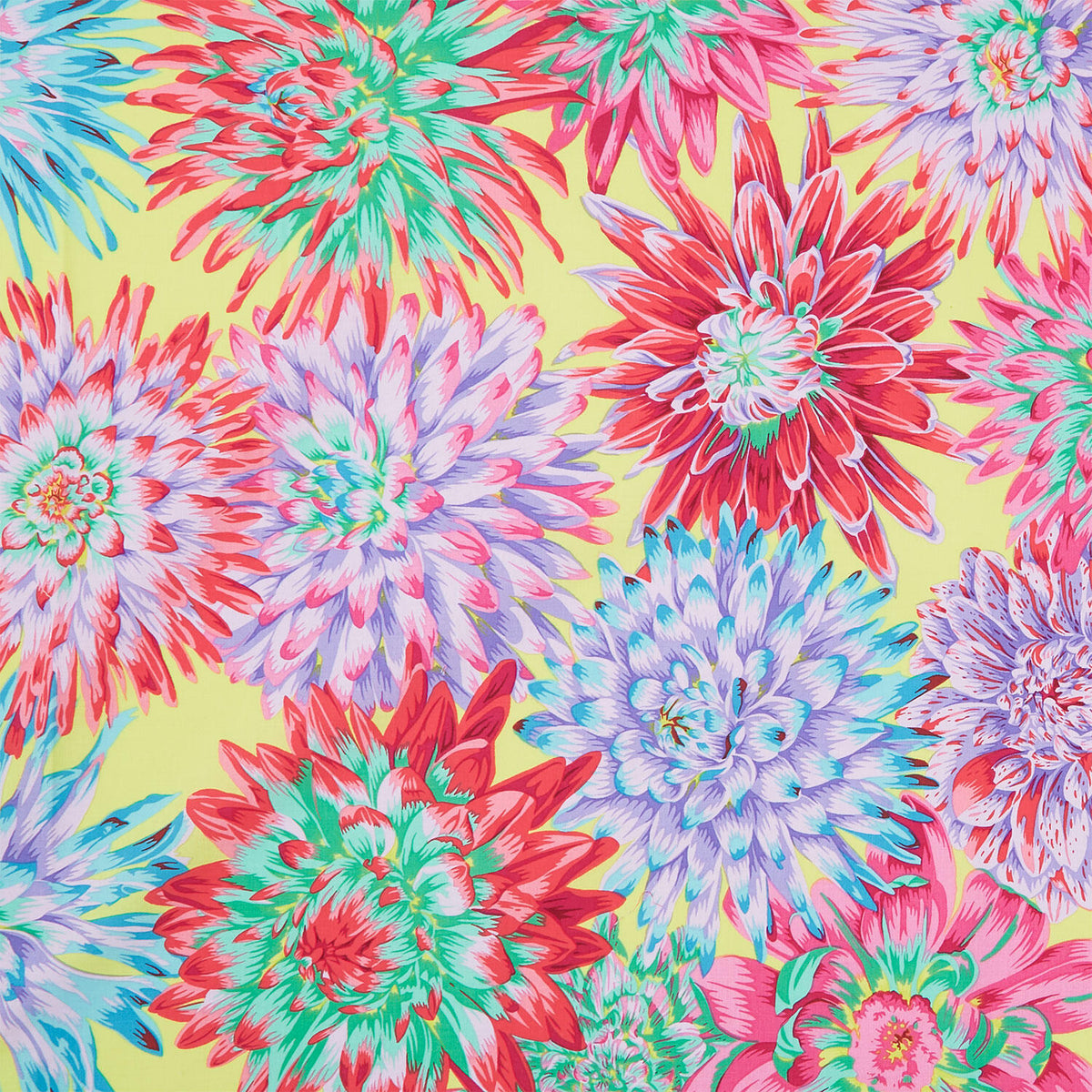 Kaffe Fassett Collective - February 2026 Cactus Dahlia Spring Yardage