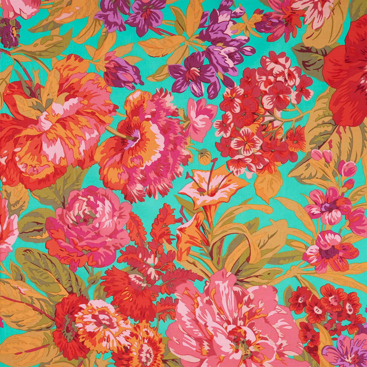 Kaffe Fassett Collective - February 2026 Voluptuous Green Yardage