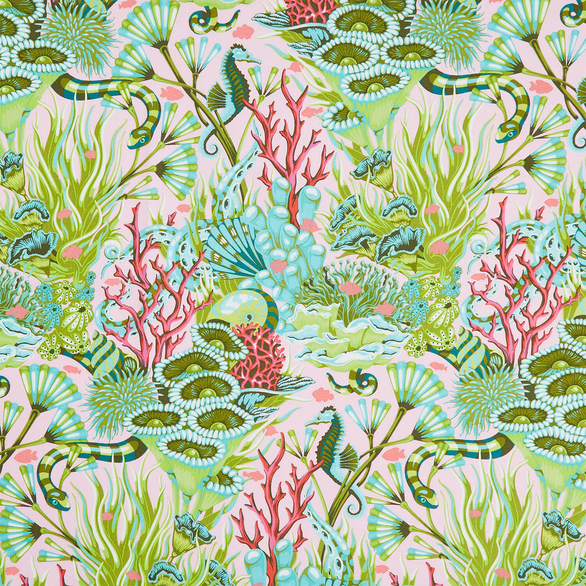 Floral Reef Collection - Reef What You Sew Coralline Yardage