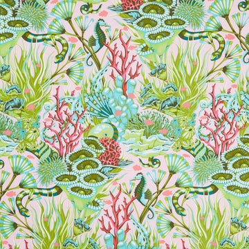 Floral Reef Collection - Reef What You Sew Coralline Yardage