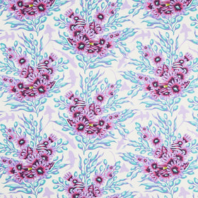 Floral Reef Collection - Shadow Sharks Ultraviolet Yardage