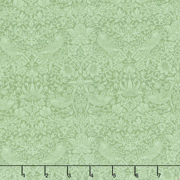 The Trellis Palette - Tonal Strawberry Thief Herball Yardage