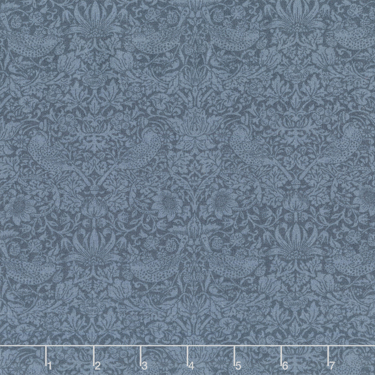 The Trellis Palette - Tonal Strawberry Thief Inky Fingers Yardage