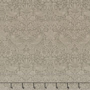 The Trellis Palette - Tonal Strawberry Thief Morris Trellis Yardage
