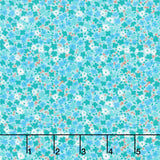 Petite Prints - Small Floral Mint Yardage