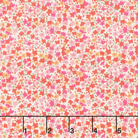 Petite Prints - Small Floral Rosehip Yardage