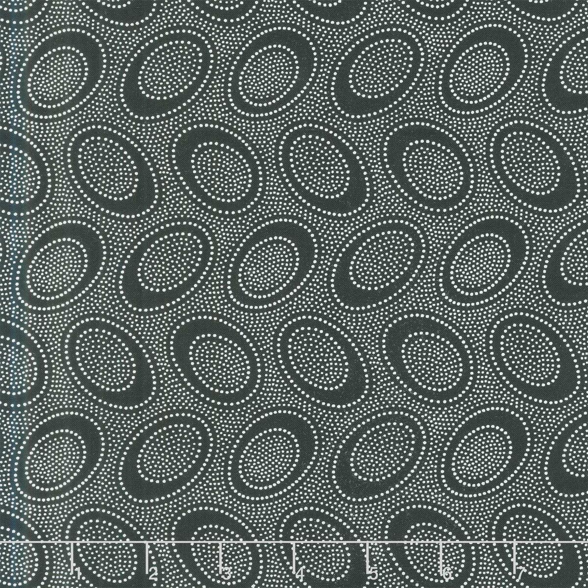 Kaffe Fassett Collective - August 2026 Aboriginal Dot Black Yardage