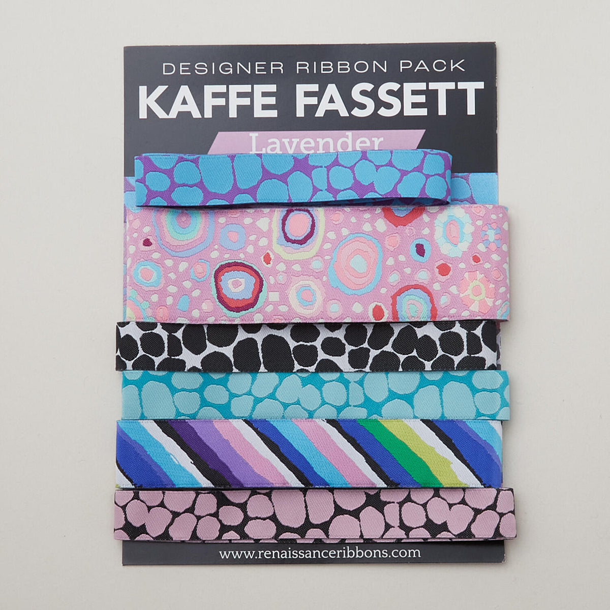 Kaffe Fassett Designer Ribbon Pack - Lavender