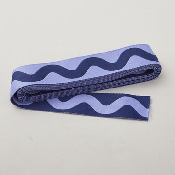 Tula Pink Floral Reef Collection Big Squiggle 1-1/2" Webbing - Marine