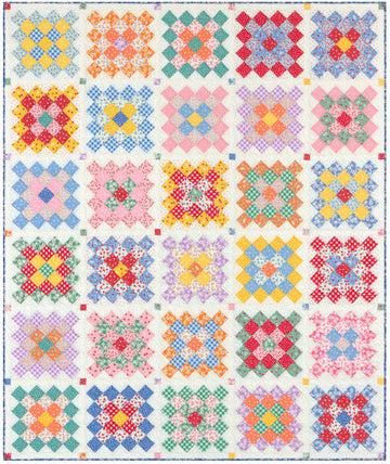 Granny Squares Free Quilt Pattern