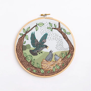 Starling Song Embroidery Kit