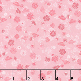 Cinnamon Stick - Monotone Daisy Pink Yardage