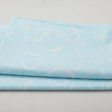 Bubble Blast - Bubbles Aqua 108" Wide 3 Yard Cut