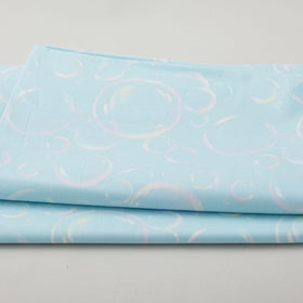 Bubble Blast - Bubbles Aqua 108" Wide 3 Yard Cut