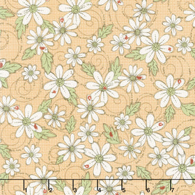 Love Bugs - Daisy Allover Yellow Yardage