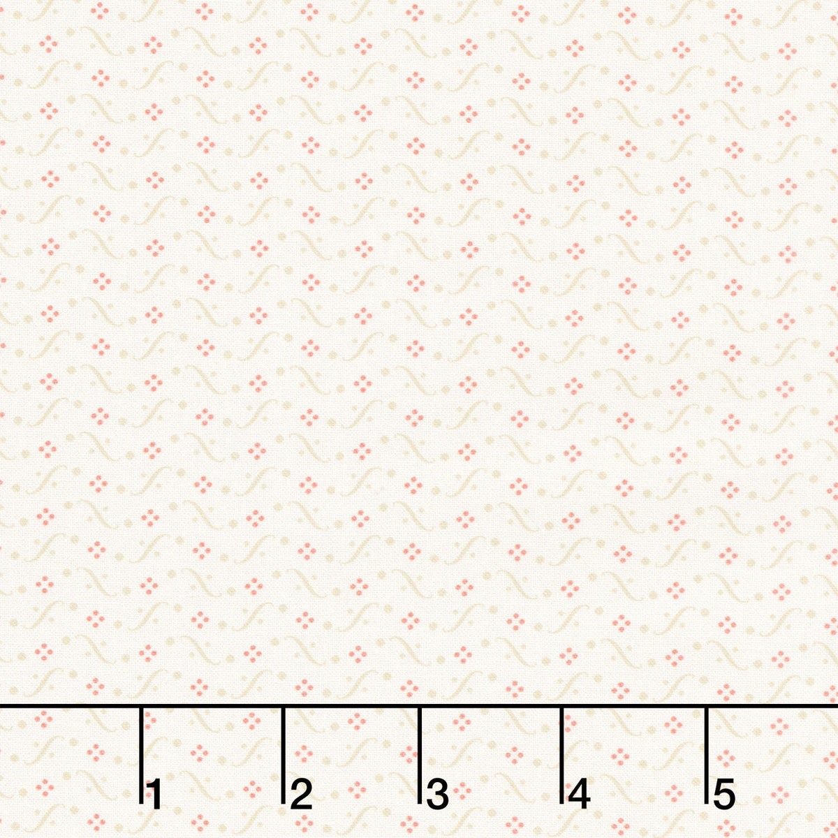 Sweet Christmas Memories - S is for Santa Cream Digitally Printed Yardage