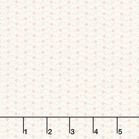 Sweet Christmas Memories - S is for Santa Cream Digitally Printed Yardage