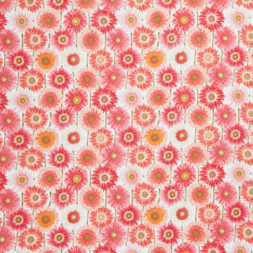 Bloomscape - Large Floral Pink Multi Yardage