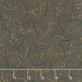 Hearth and Home - Lily Swirl Brown Yardage