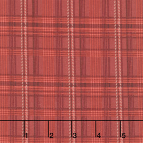 Hearth and Home - Printed Plaid Red Yardage