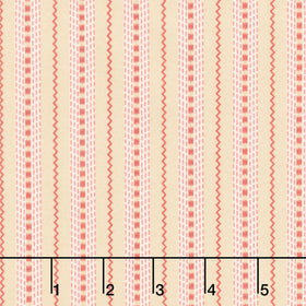 Hearth and Home - Printed Ticking Tan Yardage