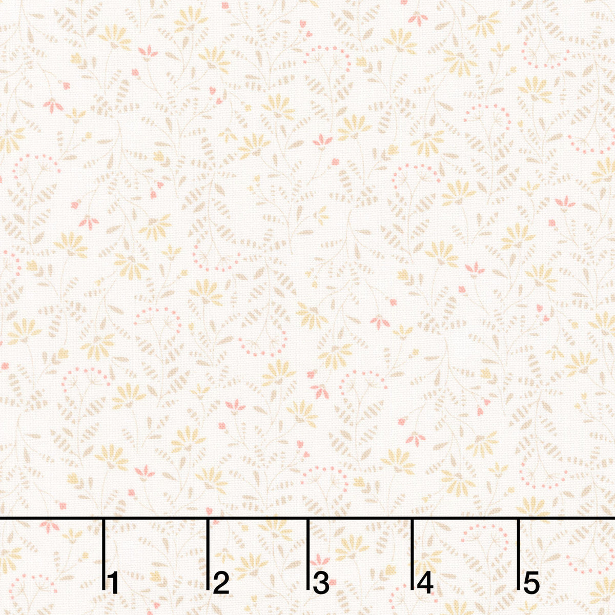 Hearth and Home - Calico Cream Pink Yardage