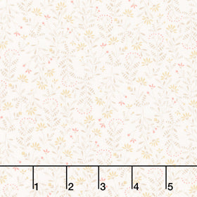 Hearth and Home - Calico Cream Pink Yardage