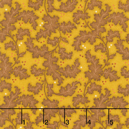 Every Heart Beats True - Butternut Bramble Amber Yardage