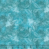 Magical Winter Woodlands - Frosty Snowflakes & Swirls Teal Yardage