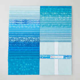 I've Got Hue, Babe Turquoise Waves 10" Squares