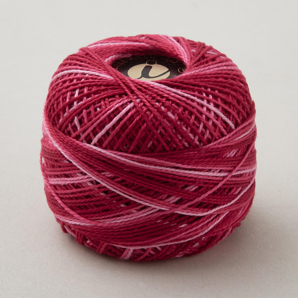 Missouri Star #8 Variegated Perle Cotton 10 Gram Ball - Rose (875)